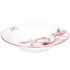 Colibri 18-Piece Pink Floral Porcelain Dinner Set for 6 | Elegant Botanical Tableware.