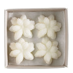 Box of 4 Jasmine Melting Decorations in Scented Wax - Sublime Jasmin..