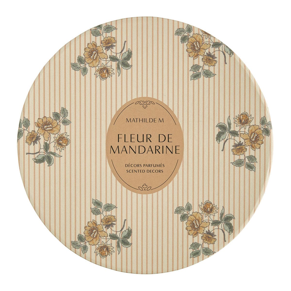 Set of 5 scented decorations - Fleur de Mandarine.