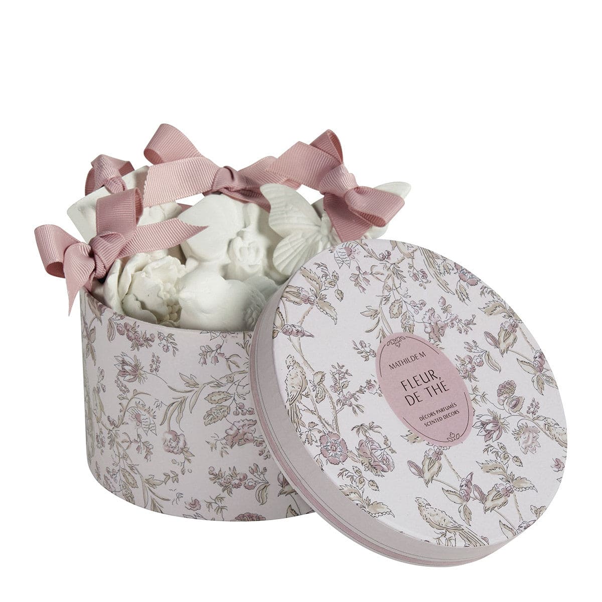 Set of 5 Scented Decorations - Fleur de Thé.