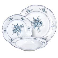 Load image into Gallery viewer, CAPPETTATA HERITAGE FLORALS 18-Piece Blue Floral Porcelain Dinner Set for 6.
