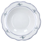 CAPPETTATA HERITAGE FLORALS 18-Piece Blue Floral Porcelain Dinner Set for 6.