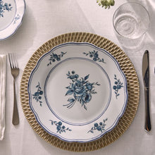 Load image into Gallery viewer, CAPPETTATA HERITAGE FLORALS 18-Piece Blue Floral Porcelain Dinner Set for 6.
