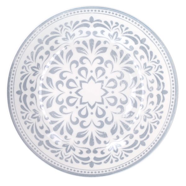MADISON ARABESQUE 18-Piece Mediterranean Porcelain Dinner Set for 6.