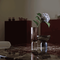 Glass Center piece Coffee Blue | House Art