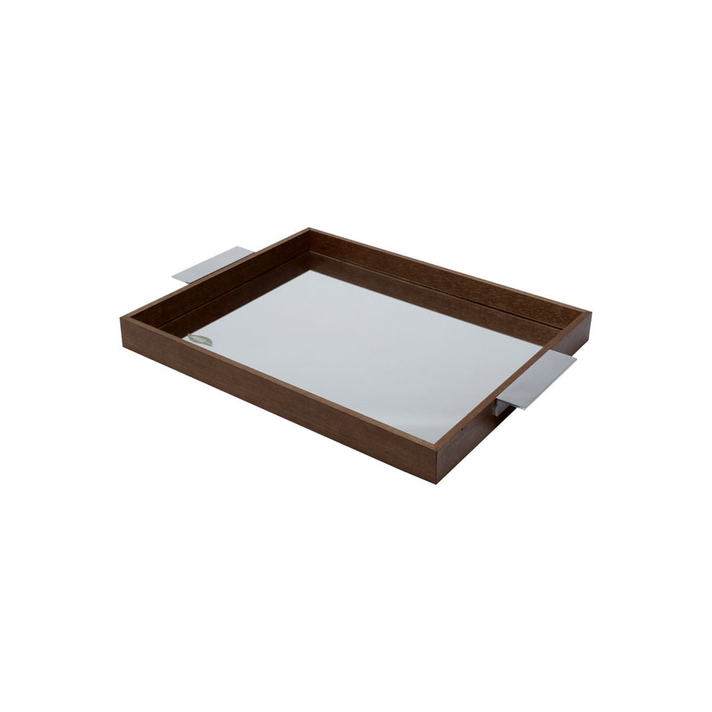 Mirrored tray.