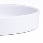 Wooden Board with a Porcelaine Plate 28x17x3cm.