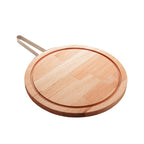 Wooden Board with Stainless Steel Handle 36x2cm.