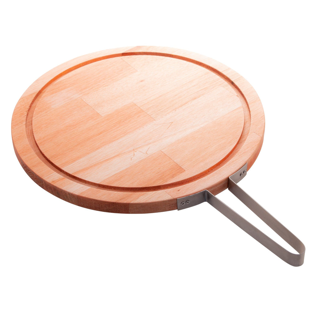 Wooden Board with Stainless Steel Handle 36x2cm.