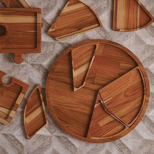 Wooden Appetiser Dish 33x2cm.