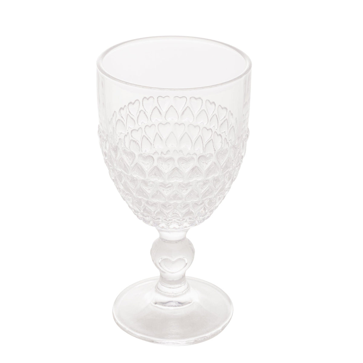 Heart Crystal Glass 330ml.