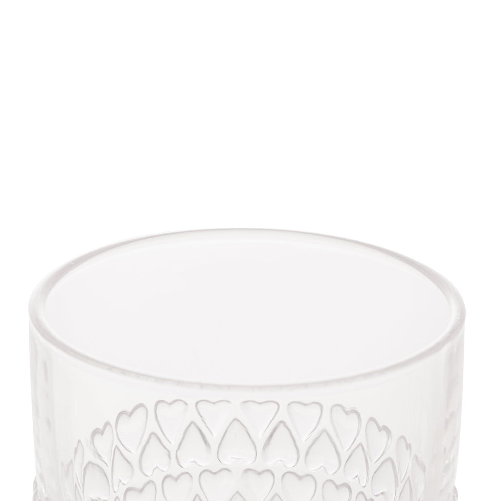 Heart Crystal Glass 330ml.