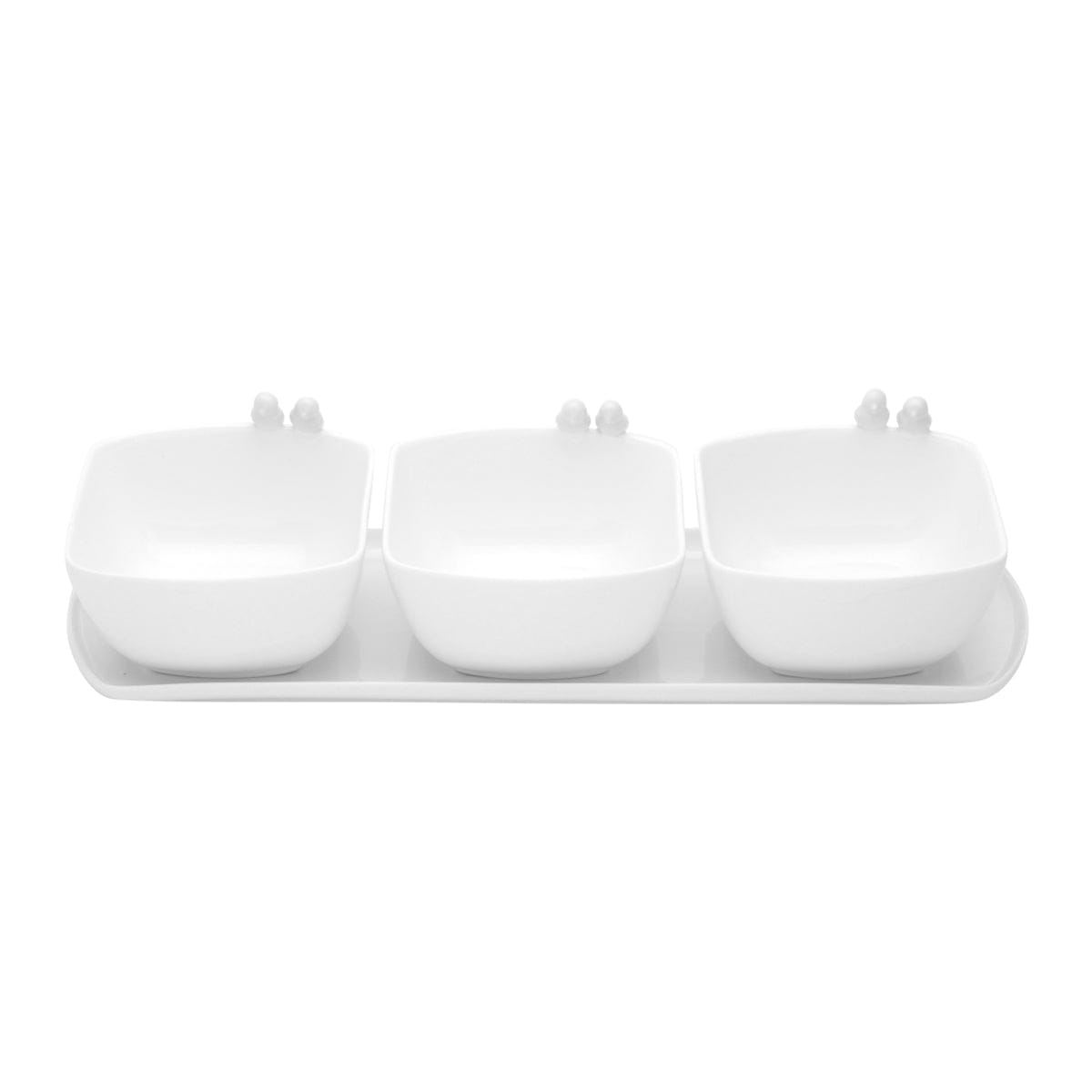 White Birds Appetiser set 36x11x9cm.