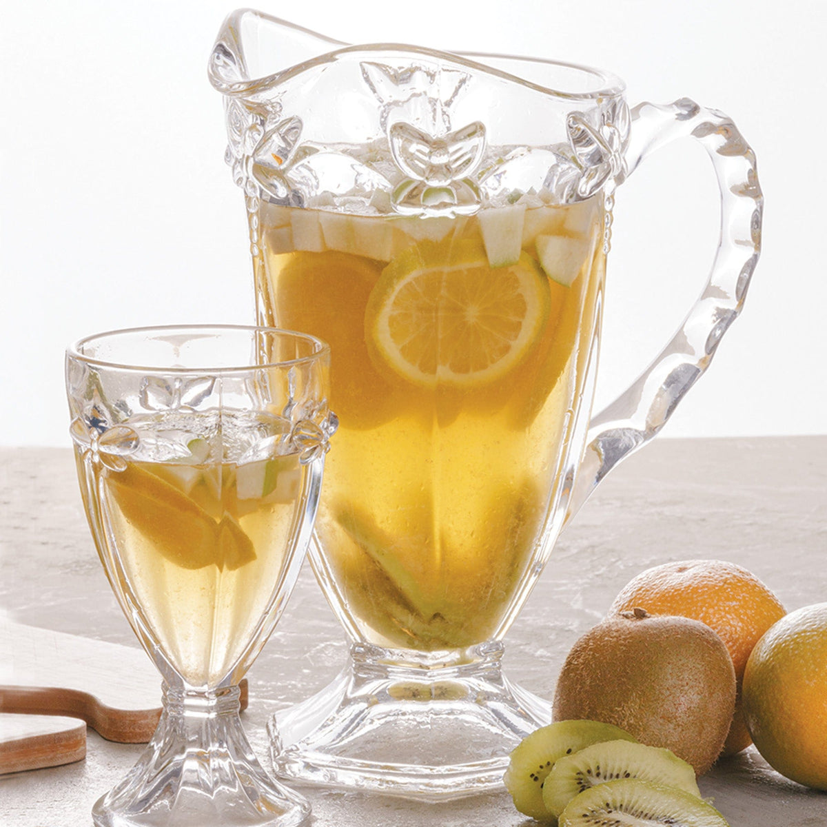 Crystal Butterfly Pitcher 1.2L.