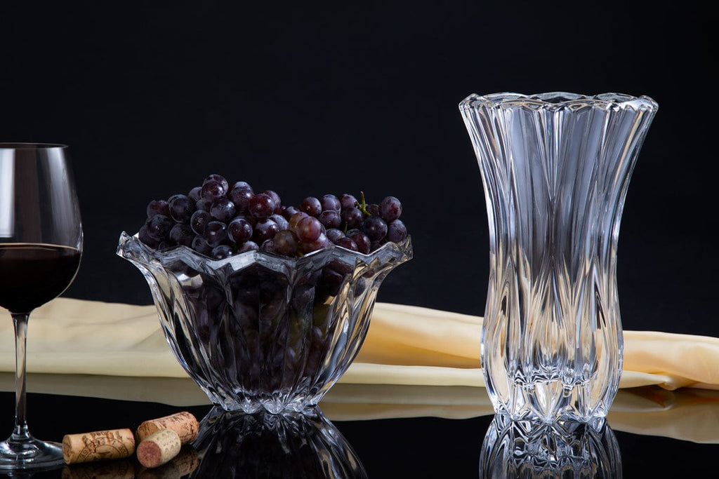 Louise Crystal Centrepiece 25x14cm.
