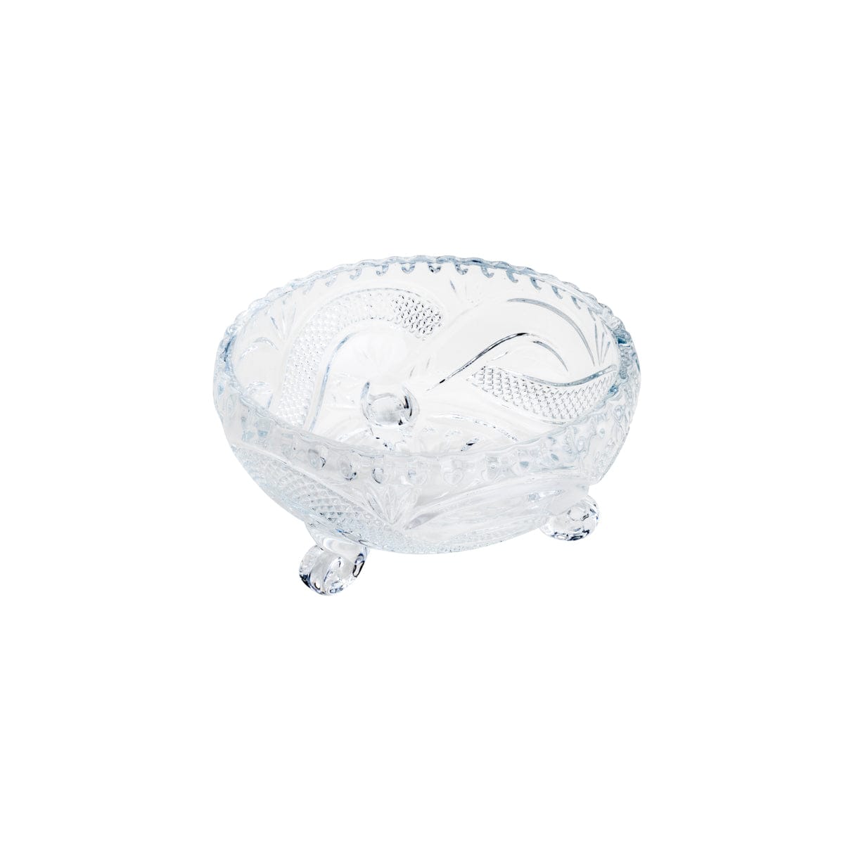 Set of Crystal Dessert Bowls 18x10cm/6x(10x6cm).