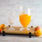Crystal Palmtree Glass 450ML.