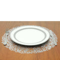 Placemat PVC Silver 38cm.