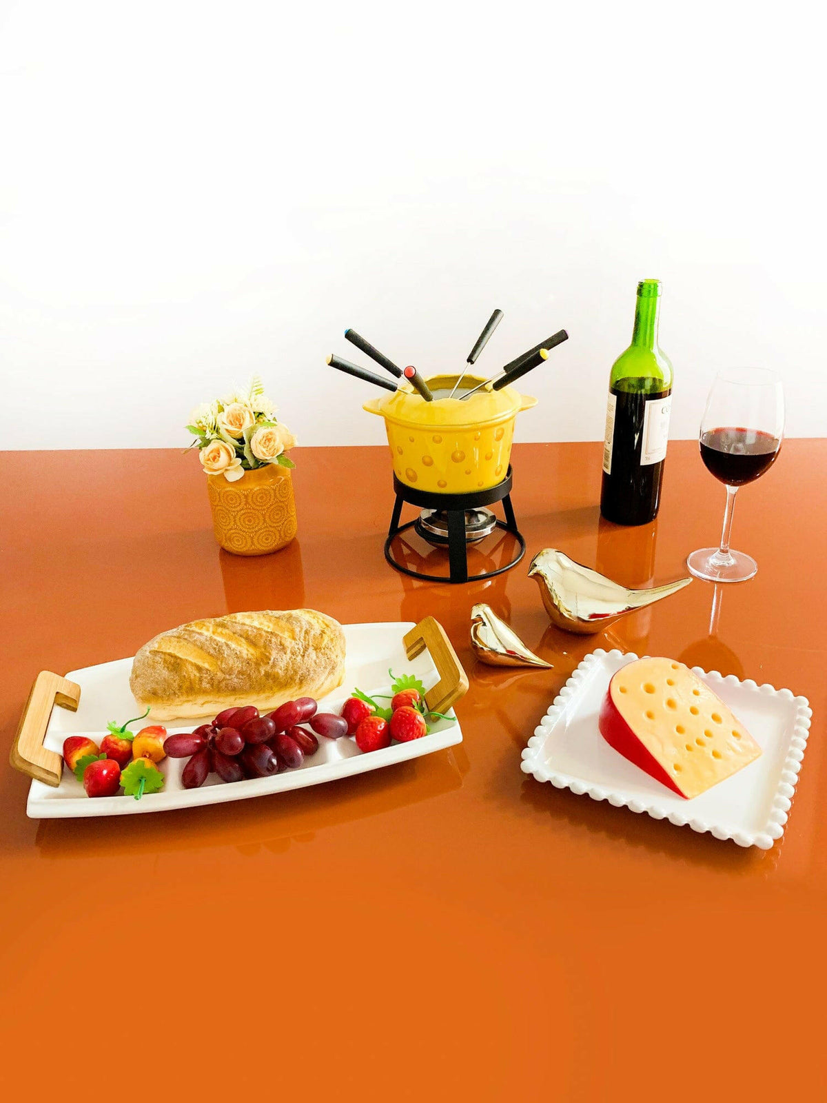 Porcelaine Appetiser White Dish 37x22x5cm.