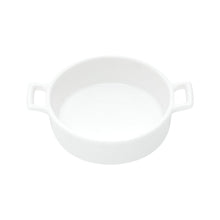 Lade das Bild in den Galerie-Viewer, Set of 3 Porcelain Appetiser white dishes 12x9x3cm
