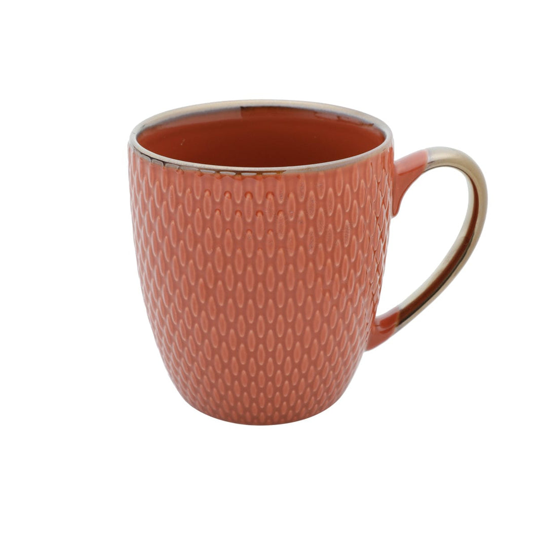 Mug En Porcelaine Orange 400ml