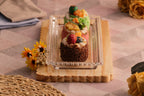 Crystal pearl serving plate 30x12x3cm..