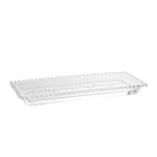 Crystal pearl serving plate 30x12x3cm..