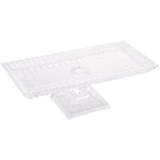 Crystal Queen Elevated Plate 34x17x11cm.
