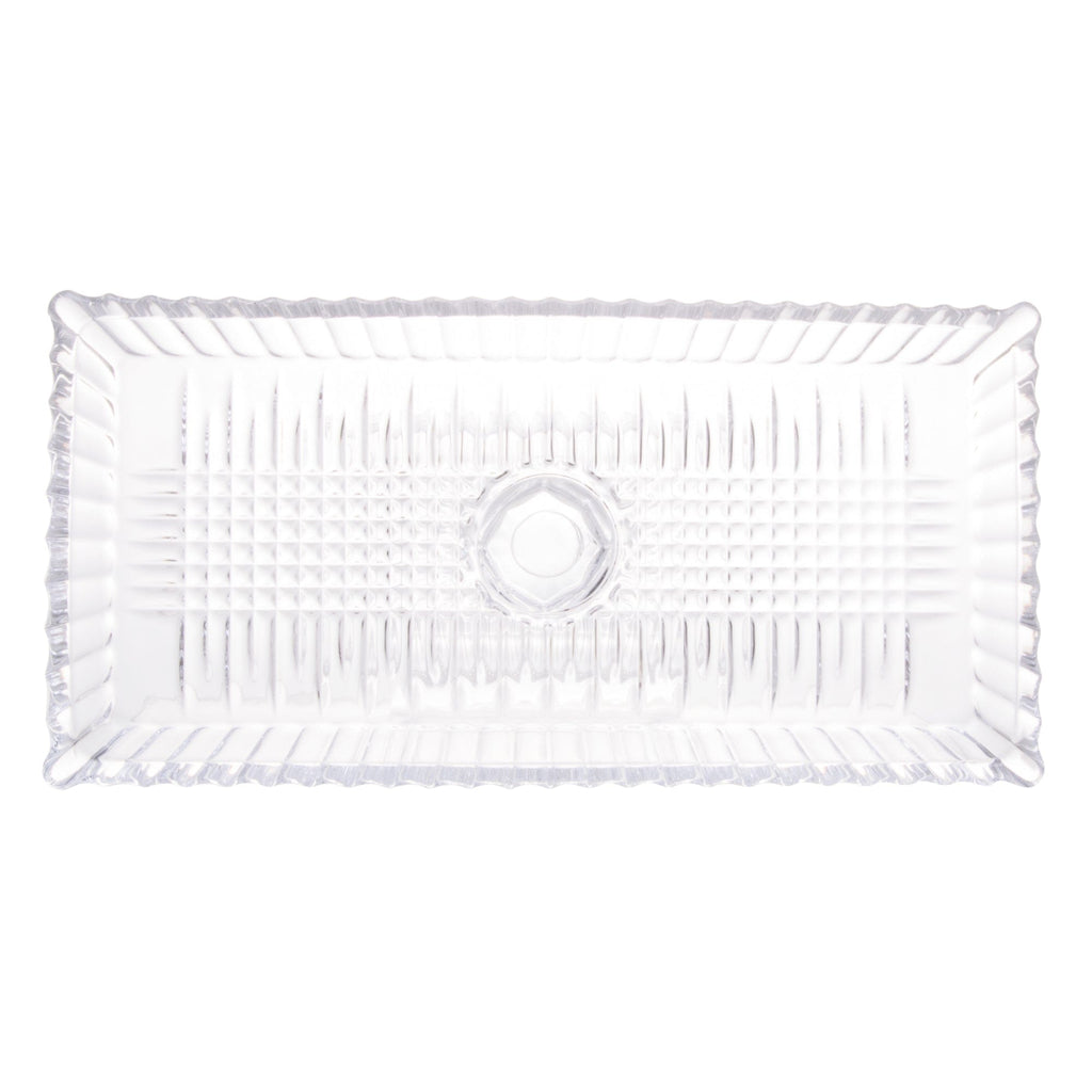 Crystal Queen Elevated Plate 34x17x11cm.