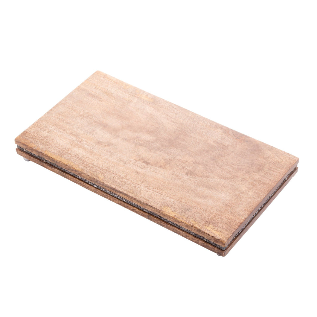 Planche rectangulaire en bois 33x18x3cm