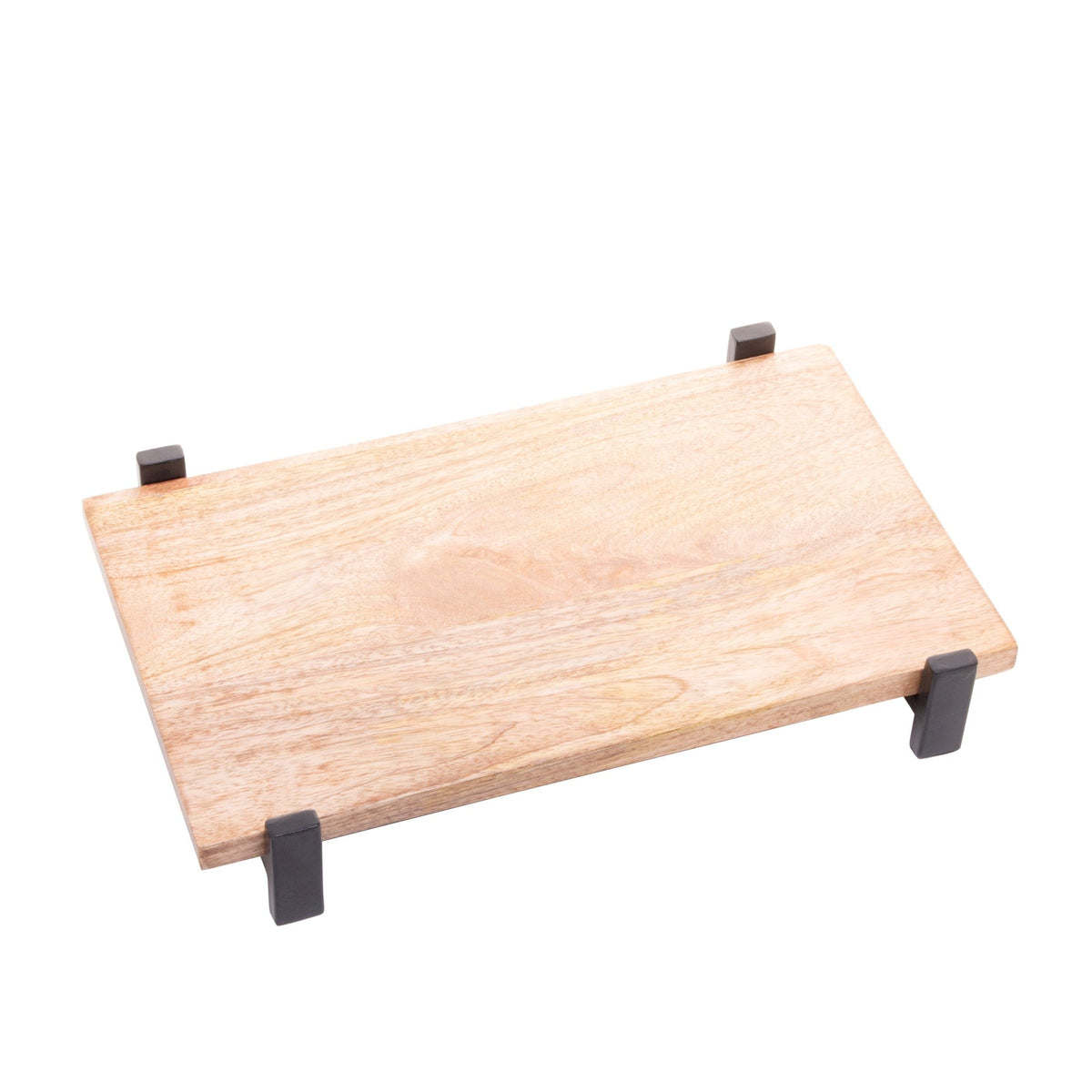Wooden Rectangular Elevated Platter 34x23x5cm.