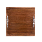 Wooden Squared Board with Handles 33x33x5cm.