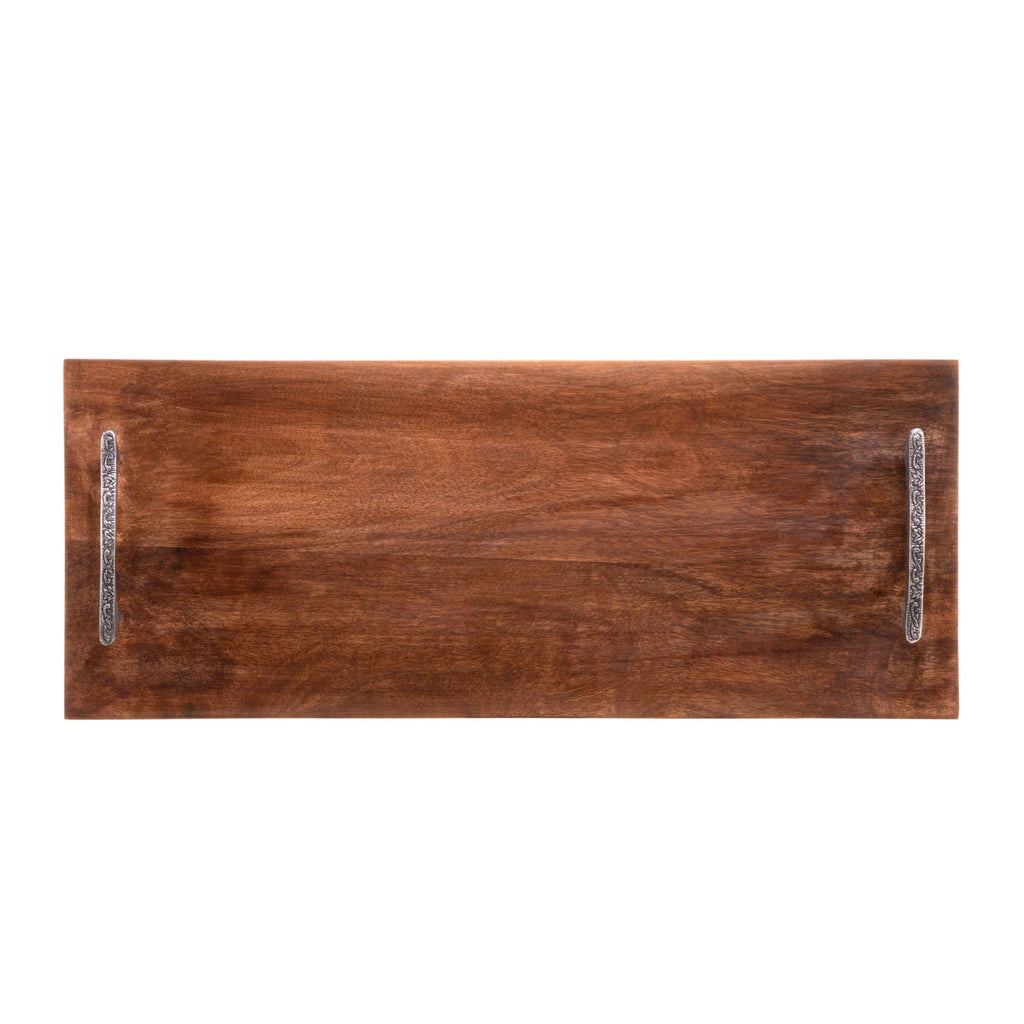 Wooden Rectangular Board with Handles 50x20x5cm.
