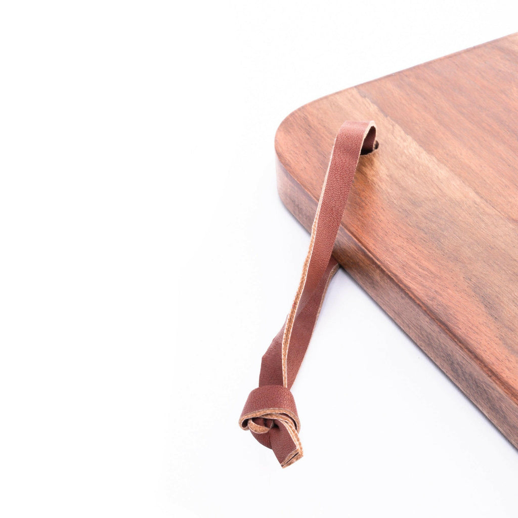 Wooden Board with Knife 41x20x3cm.