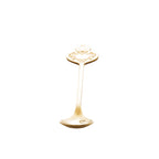 Set of 4  Golden Key Cake Spoons.