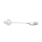 Set of 4 Stainless Steel Silver Key Cake Forks.