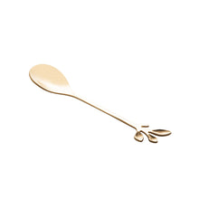 Load image into Gallery viewer, Set of 4 Golden Leaves Spoons
