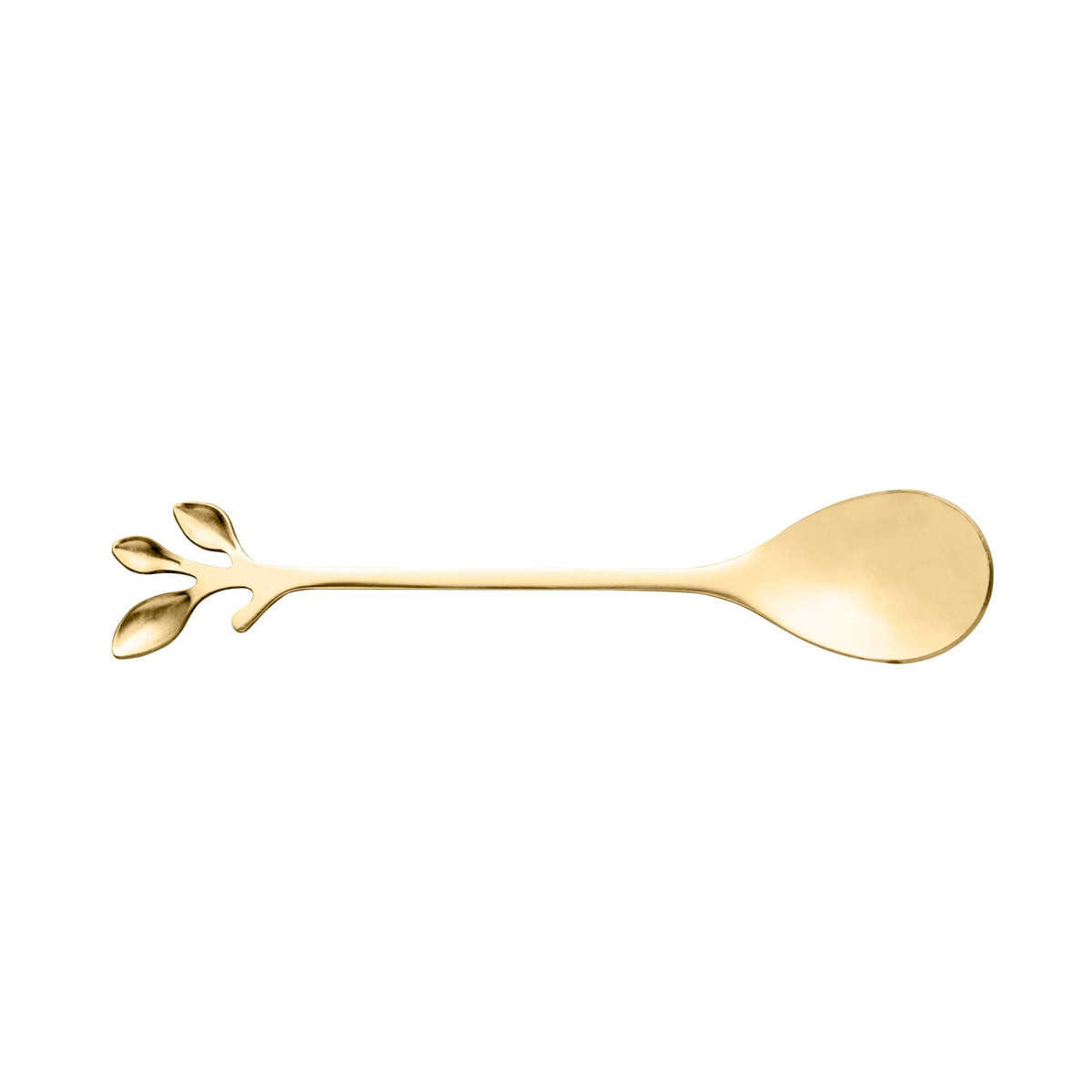 Set of 4 Golden Leaves Spoons.