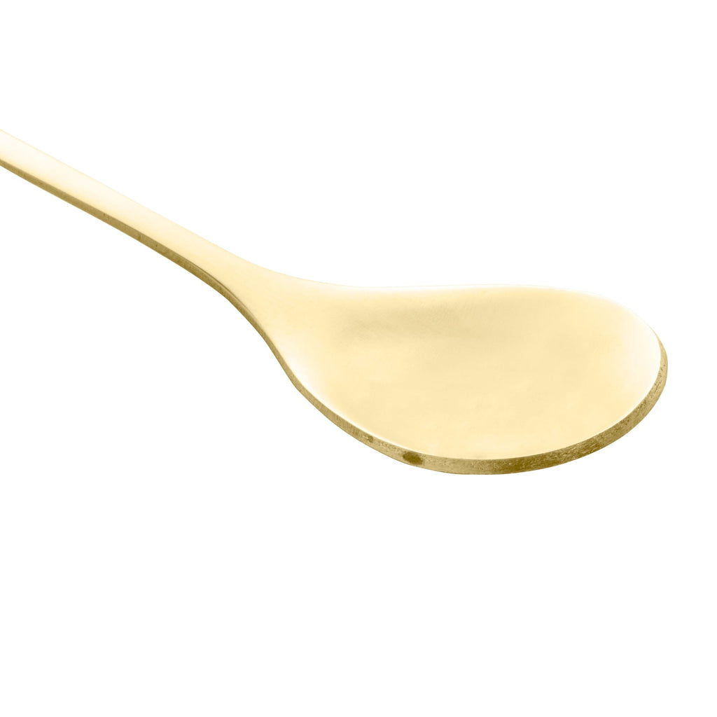 Set of 4 Golden Leaves Spoons.