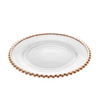 Rose Pearl Crystal Dessert Plate 20cm.