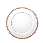 Rose Pearl Crystal Dessert Plate 20cm.