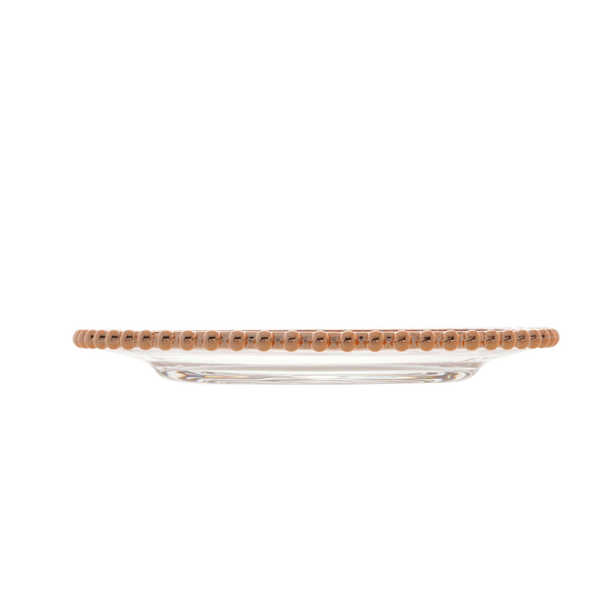 Rose Pearl Crystal Dessert Plate 20cm.