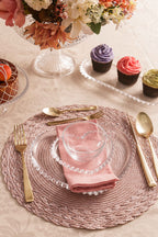 Pearl Oval Crystal Plate.