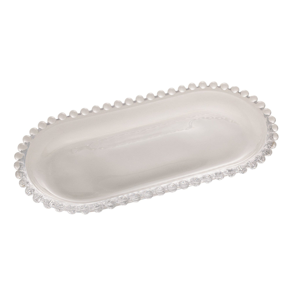 Pearl Oval Crystal Plate.
