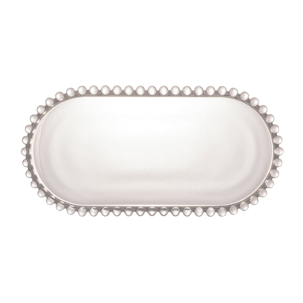 Pearl Oval Crystal Plate.