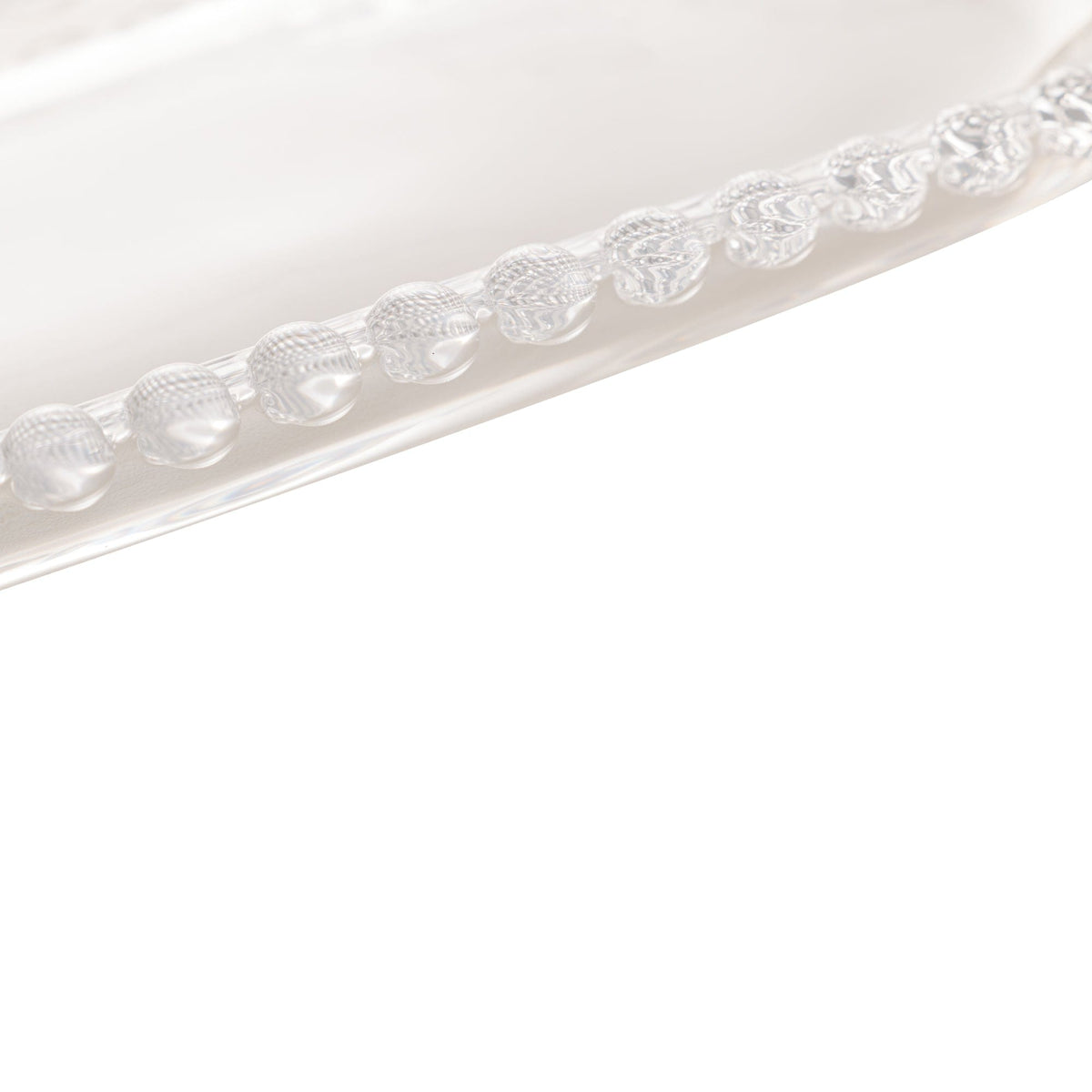 Pearl Oval Crystal Plate.