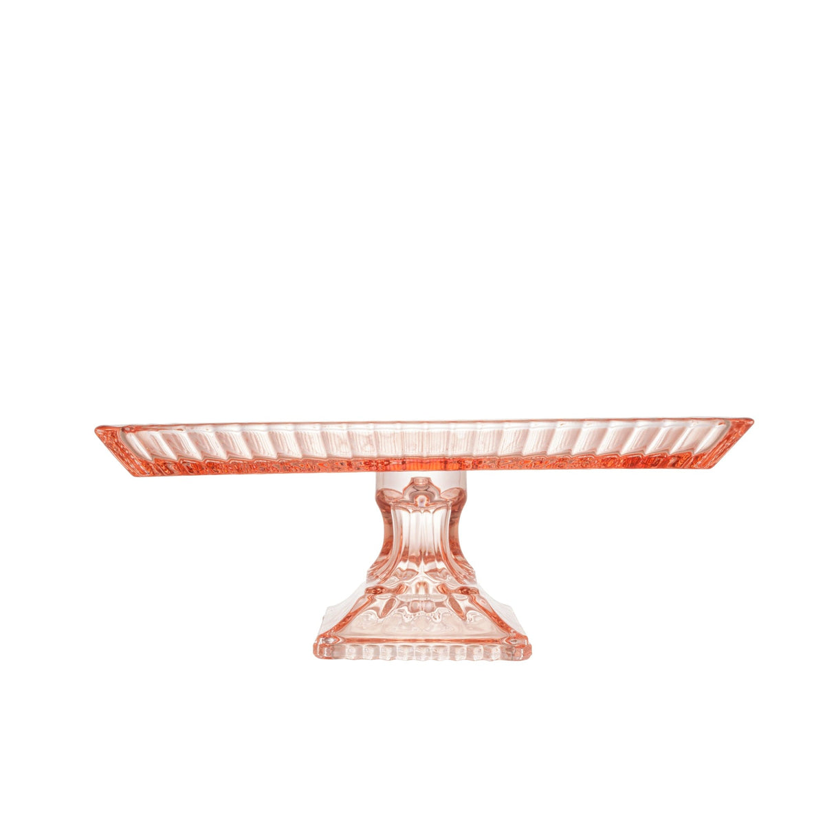 Pink Crystal Elevated Platter.