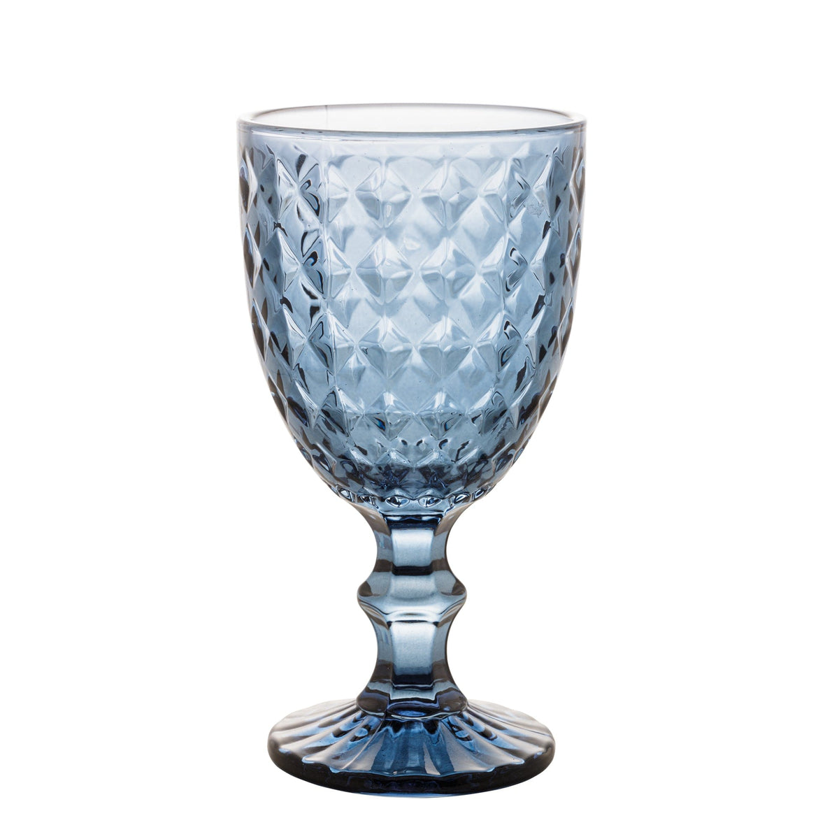 The Blue Glass Set of 6-345ml.
