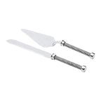Silver Cake Serving Set 32cm.