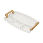 Porcelaine Appetiser White Dish 37x22x5cm.